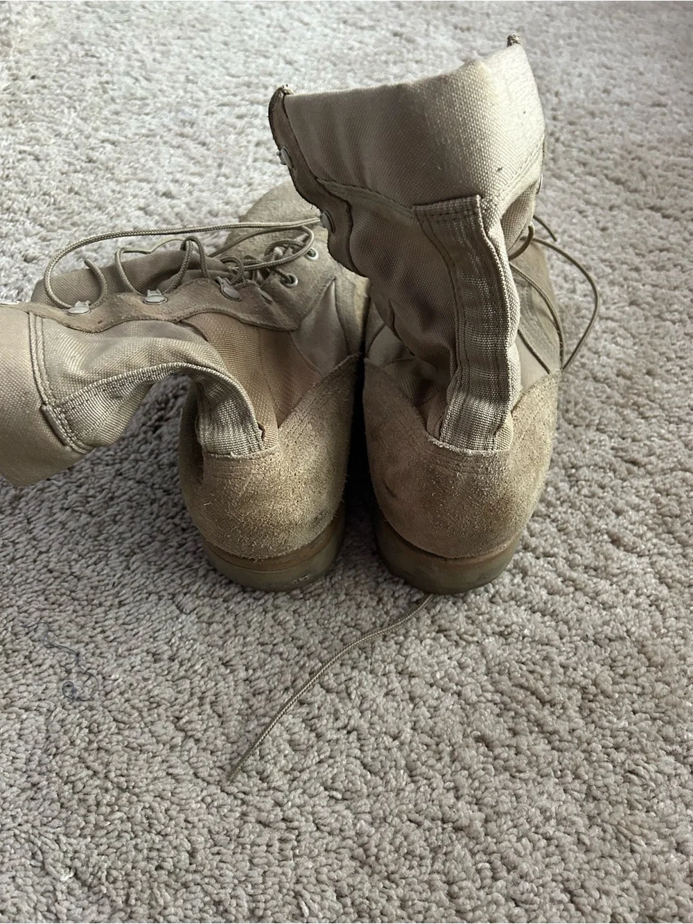 Desert Tan Military Combat Boots